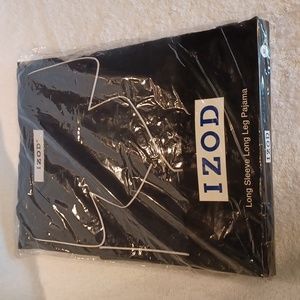 Izod pajamas long sleeve long leg men's size xlarge